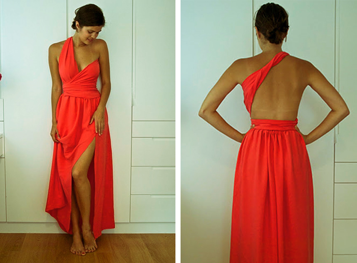 DIY wrap dress